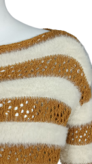 ODM striped design pullover