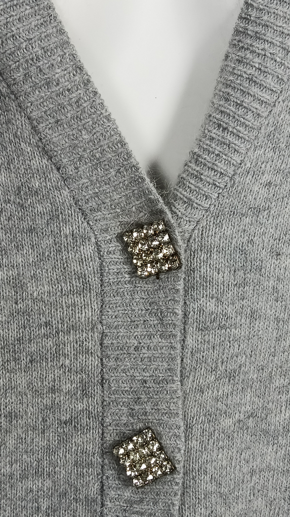 Grey Basic Cardigan
