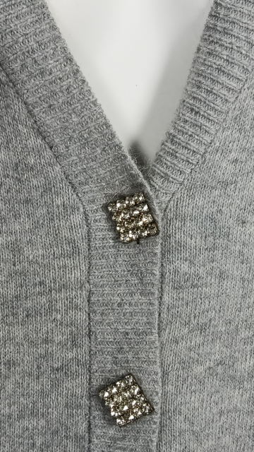 Grey Basic Cardigan