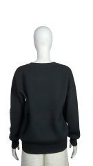 ODM Basic round neck sweater with pearls
