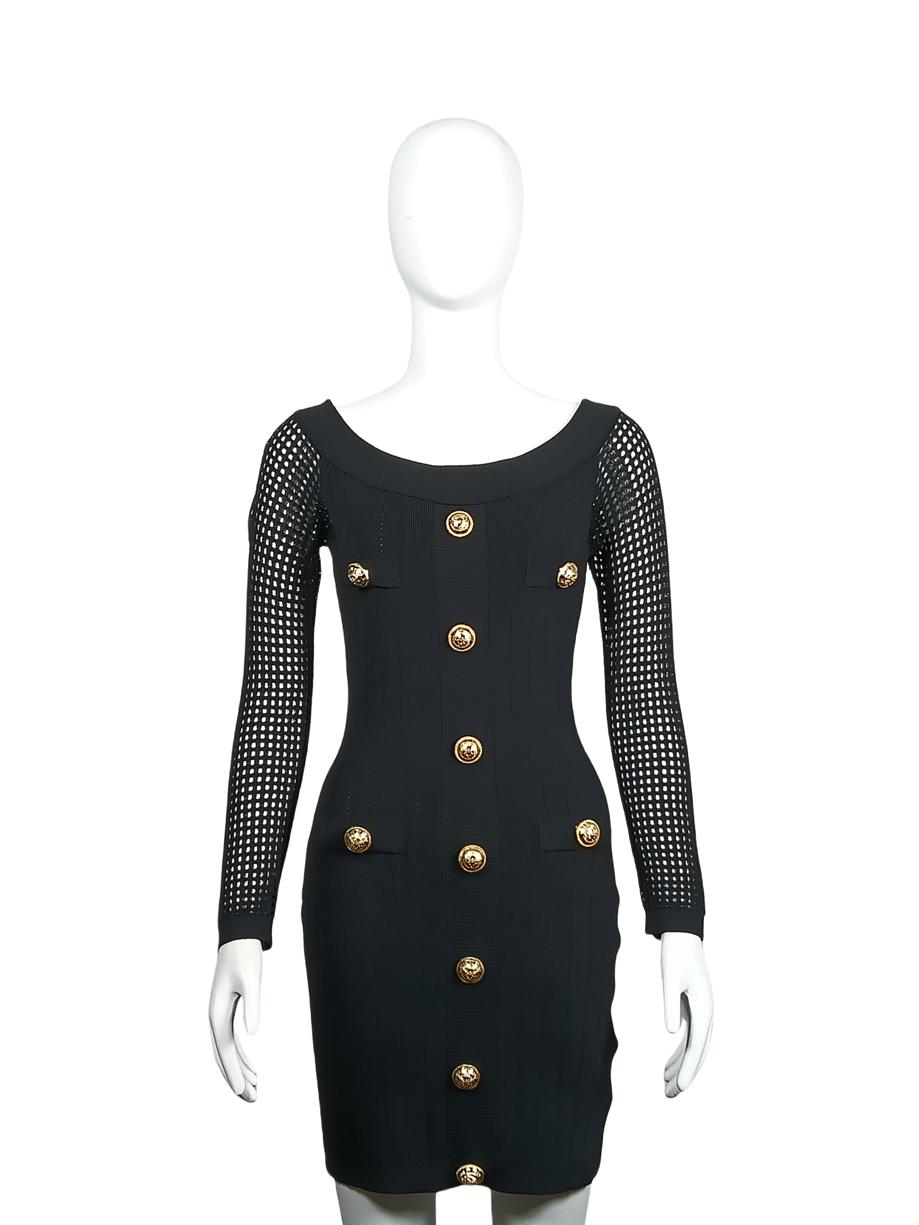Hollow Slim Knit Dress