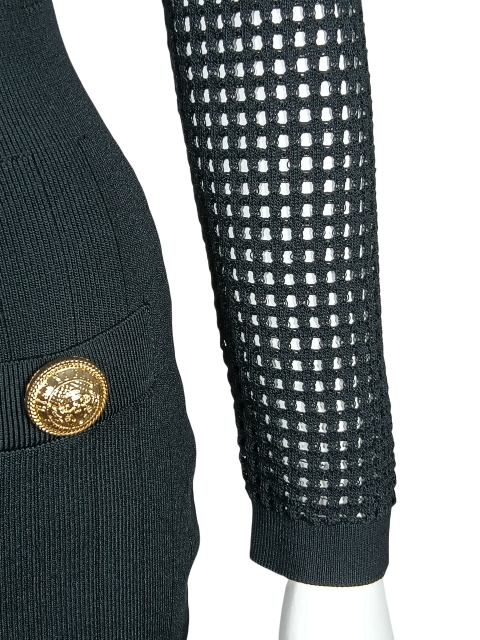 Hollow Slim Knit Dress