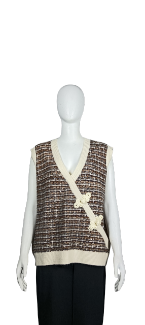 Factory Traditional Chinese knot vest