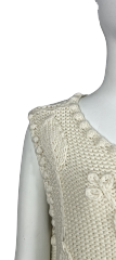 Custom Chunky Knit Woven Knit Vest
