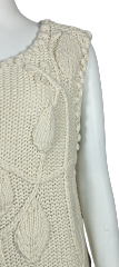 Custom Chunky Knit Woven Knit Vest