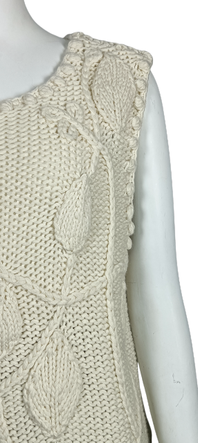 Custom Chunky Knit Woven Knit Vest