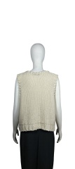 Custom Chunky Knit Woven Knit Vest