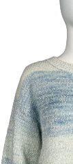 Customize Ombre Colored Irregular Hem Sweater