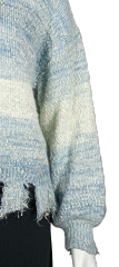 Customize Ombre Colored Irregular Hem Sweater