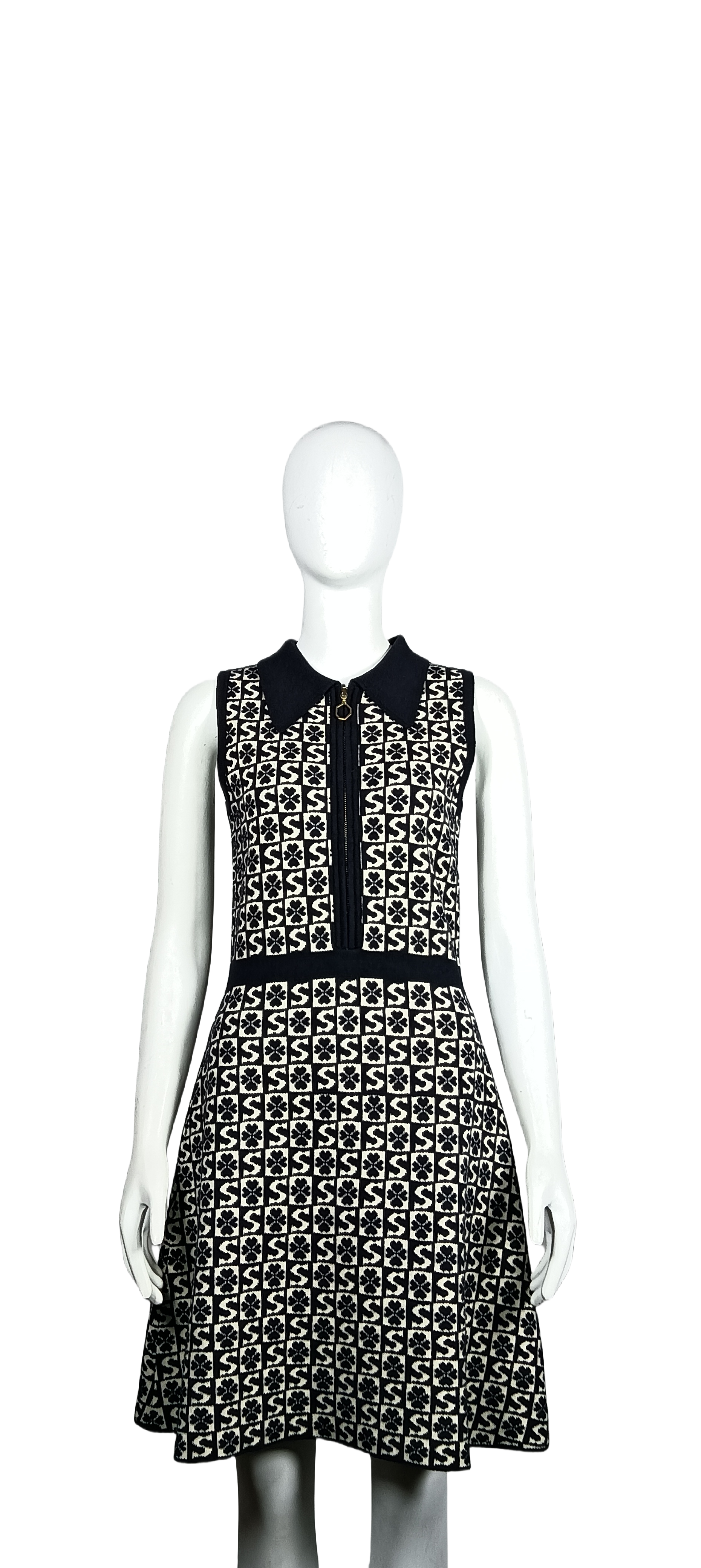 Sleeveless Geometric Dress