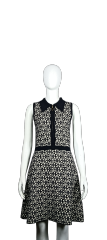 Sleeveless Geometric Dress