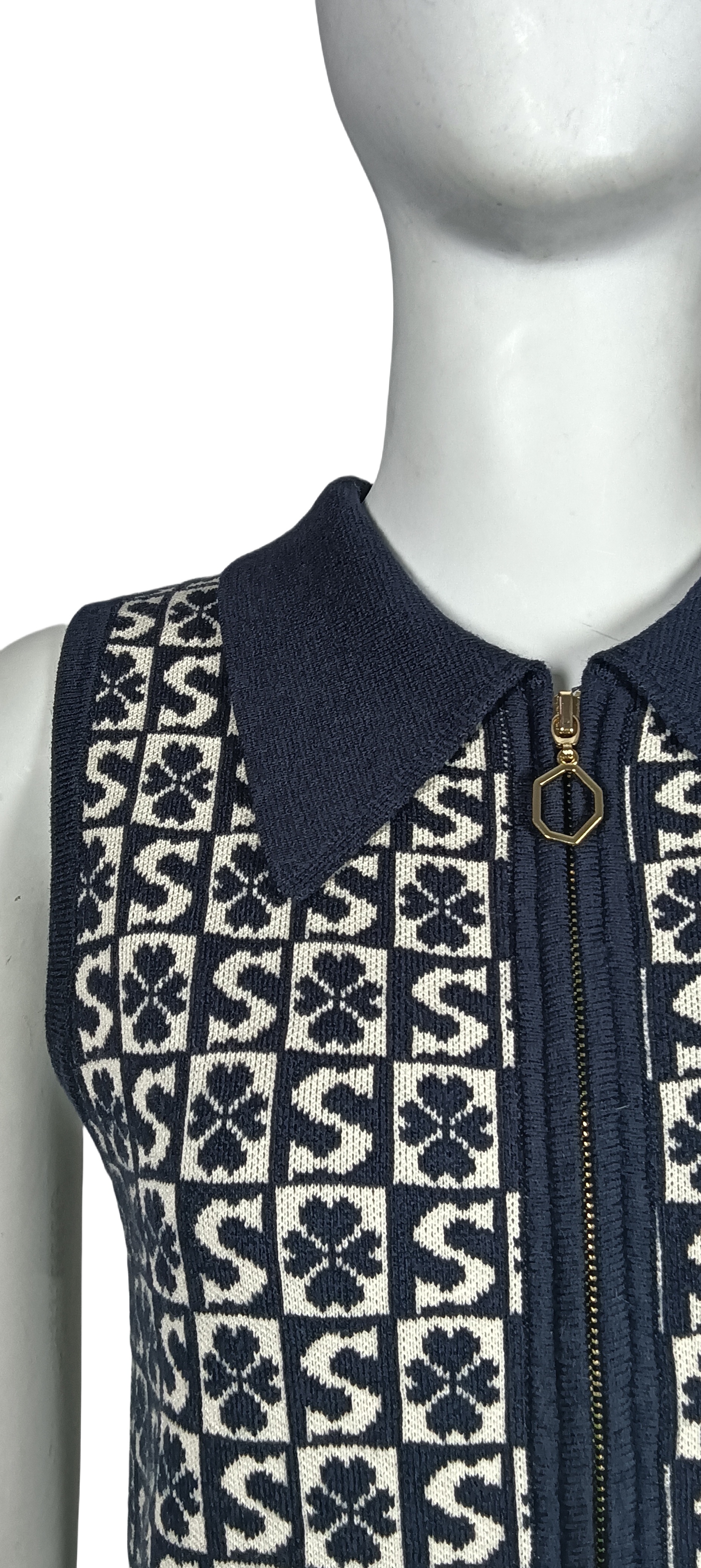 Sleeveless Geometric Dress