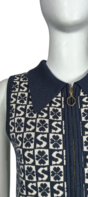 Sleeveless Geometric Dress