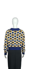 OEM Yellow and White Floral Sweater