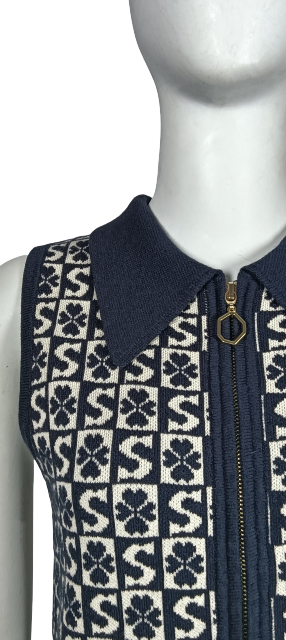 Sleeveless Geometric Dress