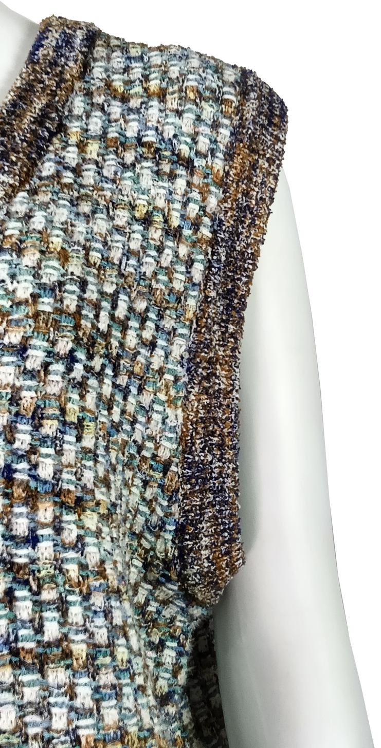 Supply Vintage contrast knitted vest