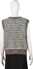 Supply Vintage contrast knitted vest