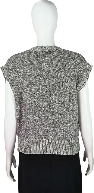 Wholesaler Women's Knitted Button-Down Sleeveless Cardigan Vest