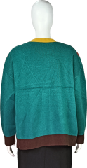 Women's Retro Rabbit-Print Knitted Cardigan