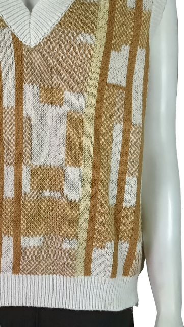 Supply Women's Geometric Knit Sweater Vest