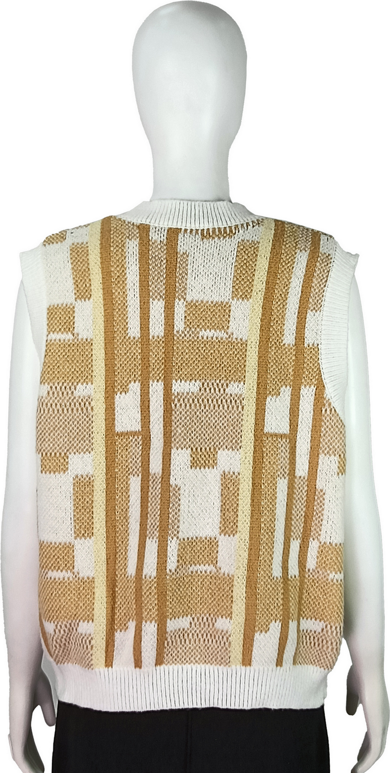Supply Women's Geometric Knit Sweater Vest