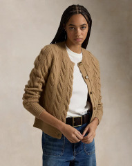 Women's classic twist knitted Cardigan - custom and wholesale knitwear manufacturer