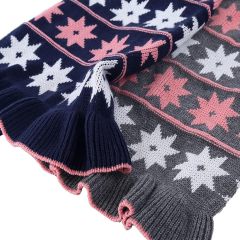 Cozy Star PatternWinter Knit Dog Sweater