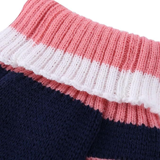 Cozy Star PatternWinter Knit Dog Sweater