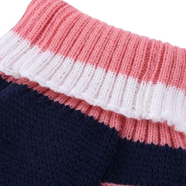 Cozy Star PatternWinter Knit Dog Sweater