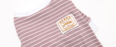 Comfortable and Adorable Pet Outfit for All Seasons Striped Dog Pajamas