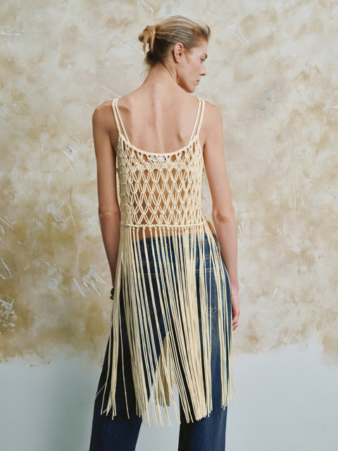 Custom Bohemian Crochet Fringe Top