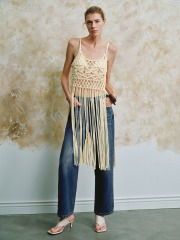 Custom Bohemian Crochet Fringe Top