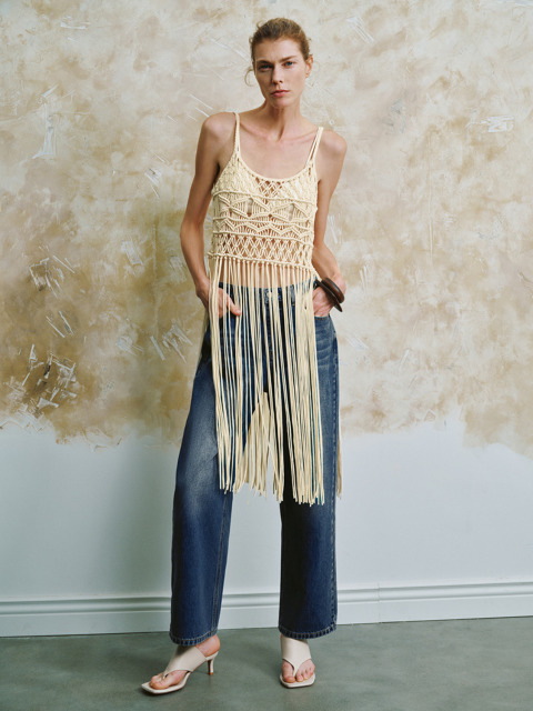 Custom Bohemian Crochet Fringe Top