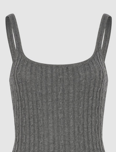 Wholesale Women's Ribbed Knit Dress with Tiered Ruffle Hem