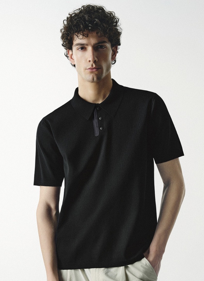 Customize Men’s Classic Black Effortless Sophistication for Every Occasion Polo Shirt