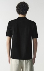 Customize Men’s Classic Black Effortless Sophistication for Every Occasion Polo Shirt