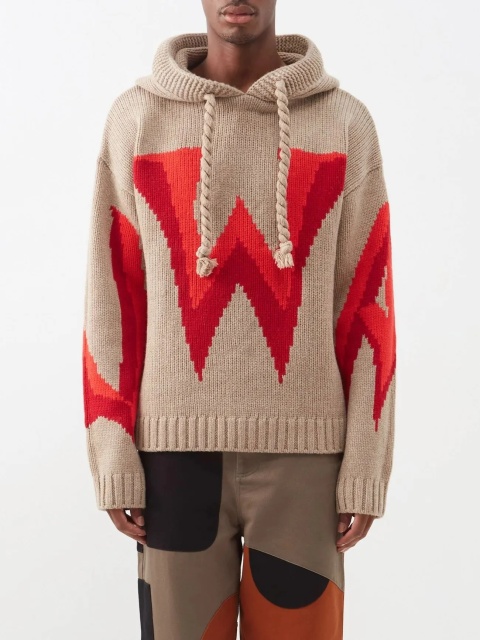 Custom Men’s Graphic Bold Design with Maximum Comfort Knit Hoodie