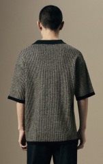 OEM Men's Textured Knit Effortless Style with a Modern Edge Polo Shirt