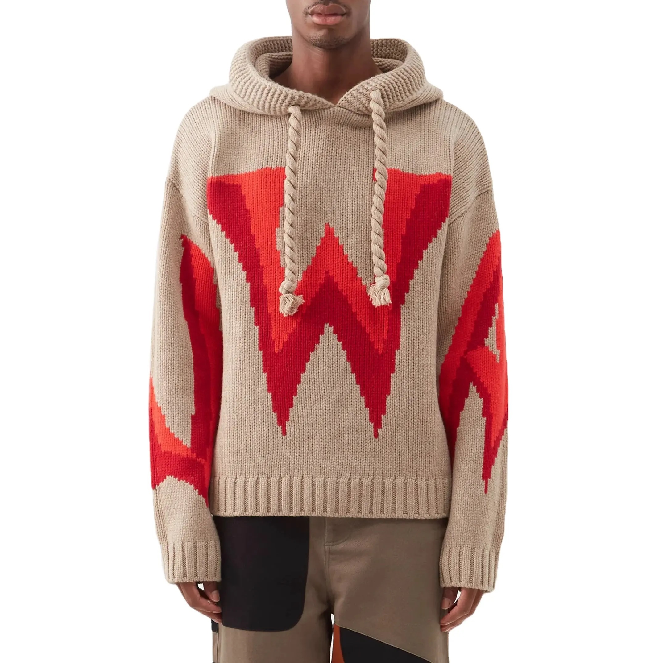 Custom Men’s Graphic Bold Design with Maximum Comfort Knit Hoodie