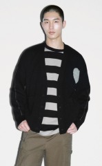 Customize  Men’s Relaxed-Fit Casual Comfort with a Distinctive Edge Cardigan