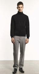 ODM Men’s Classic Black Effortless Elegance and Timeless Appeal Turtleneck Sweater