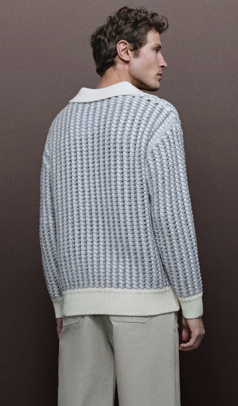 ODM Men's Knit Timeless Elegance Modern Comfort Pullover Sweater