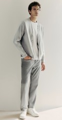 Factory Men's Classic Simplicity  Modern Comfort Minimalist Button-Up Cardigan