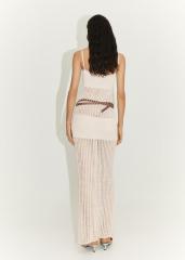 ODM Bohemian Crochet Maxi Dress – Spaghetti Strap Summer Beach Dress