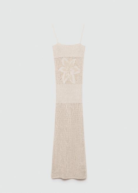 ODM Bohemian Crochet Maxi Dress – Spaghetti Strap Summer Beach Dress