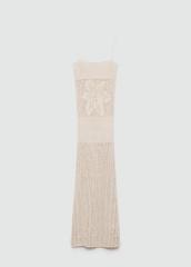 ODM Bohemian Crochet Maxi Dress – Spaghetti Strap Summer Beach Dress