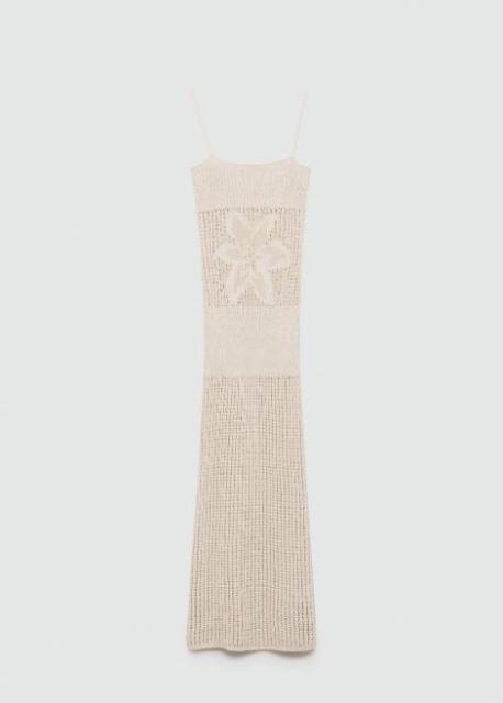 ODM Bohemian Crochet Maxi Dress – Spaghetti Strap Summer Beach Dress