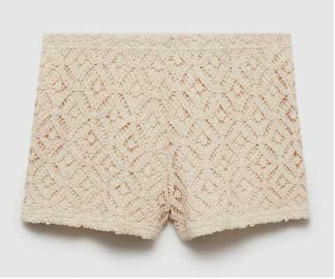 ODM Sleeveless Casual Summer Chic Crochet Tank Top and Matching Shorts Set