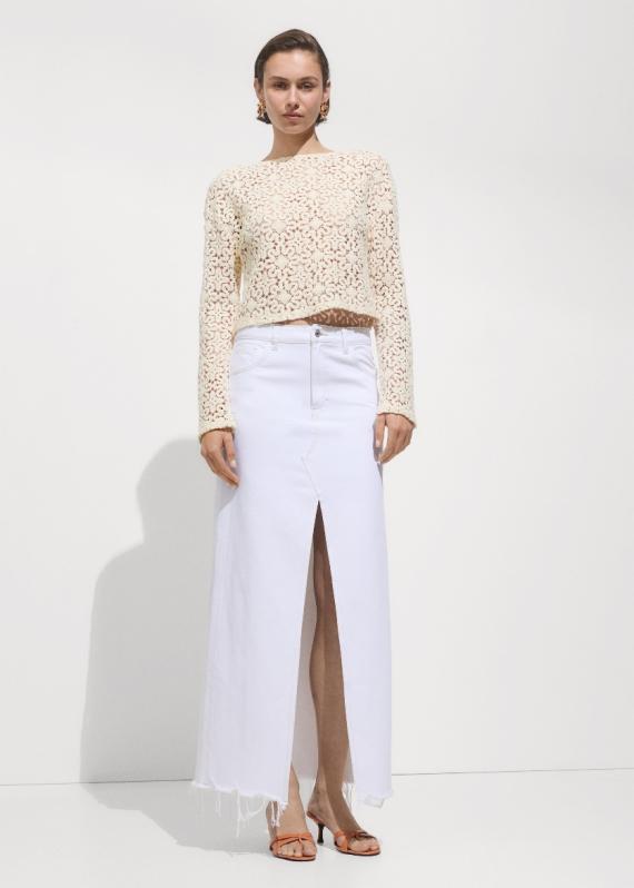 OEM Crochet Elegant Spring/Summer Outfit Long-Sleeve Top