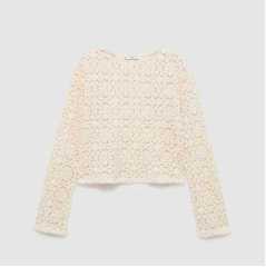 OEM Crochet Elegant Spring/Summer Outfit Long-Sleeve Top